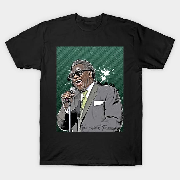 Al Green - The music is the message - Jazz Legends - Design T-Shirt by Great-Peoples